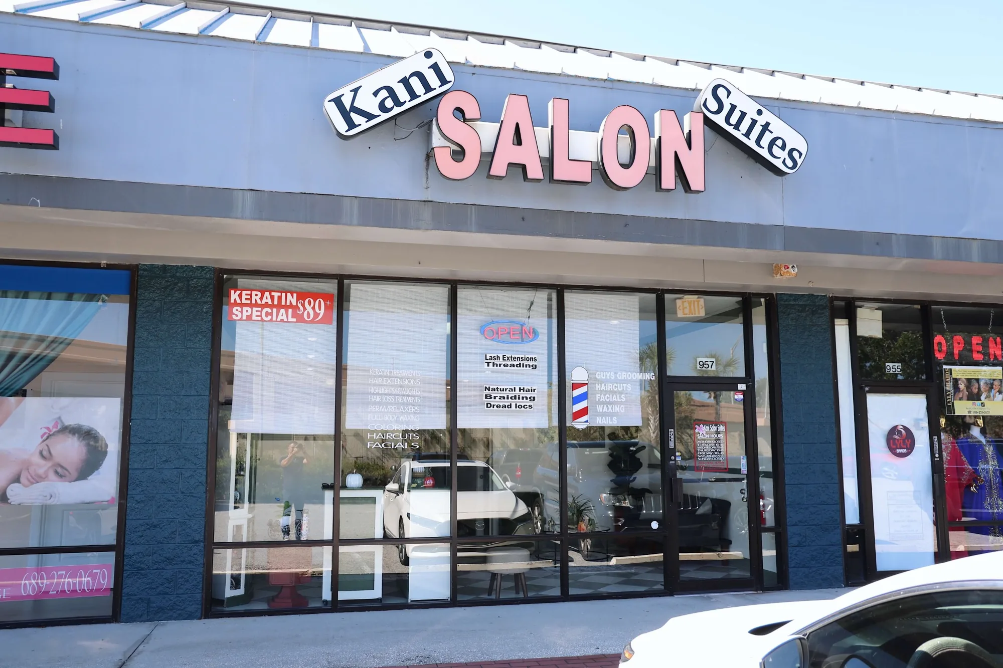 Exterior of Kani Salon Suites in Casselberry, Florida